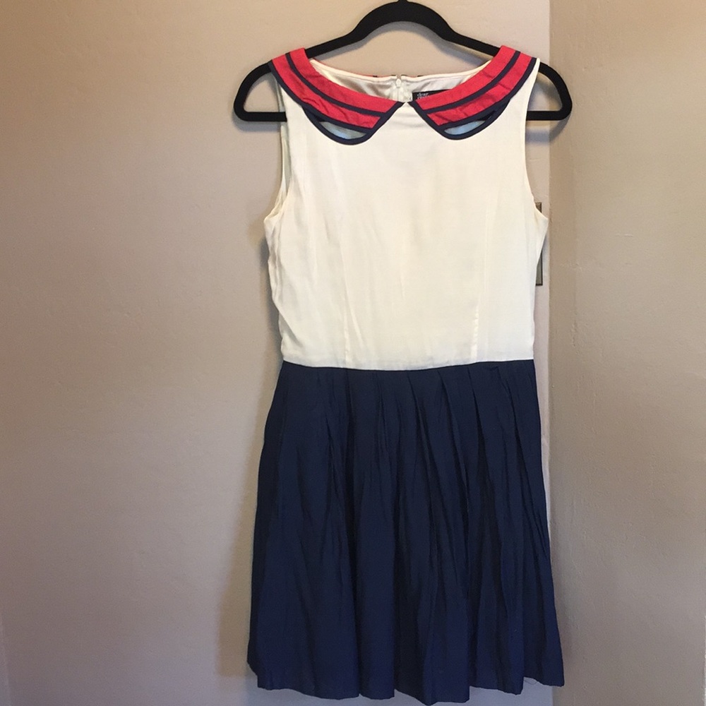 Dear Creatures Modcloth Cutout Collar Dress